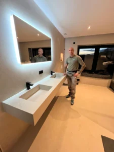 Fertiges Projekt Waschbekcen